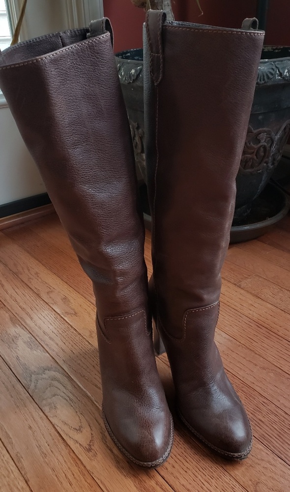 Banana Republic over the calf brown boots